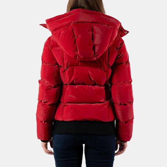 #110 Woody Bomber Jacket Red Diamond, Size Medium - Picture 3 of 15